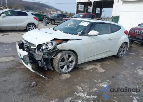 2012 Hyundai Veloster Base W/Gray from USA, damaged, VIN KMHTC6AD8CU057628